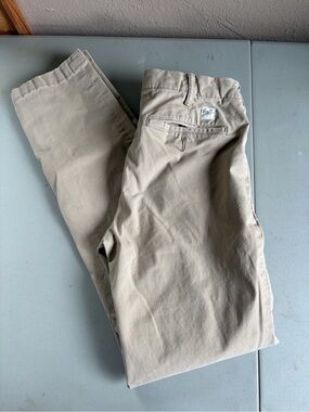 Men's Slim Chino Pants in Light Khaki
